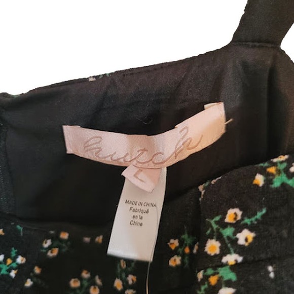 Hutch- Dress NWT- Black with floral print - Size Large - Picture 6 of 9